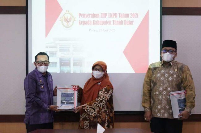 Kabupaten Tanah Datar Raih WTP Lagi. Tercepat di Sumbar 