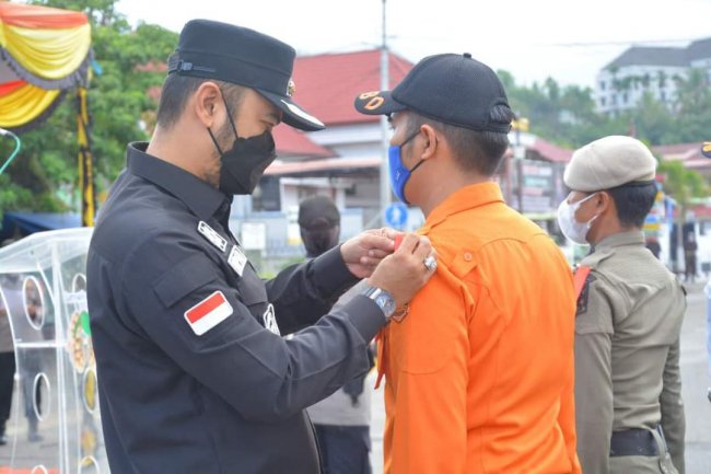 Bupati Sijunjung Benny Dwipa Yuswir Irup Apel Gelar Pasukan Ketupat 2022