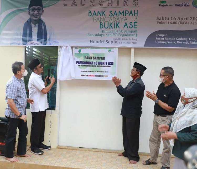 Bank Sampah Bukik Ase Merubah  Sampah Jadi Emas
