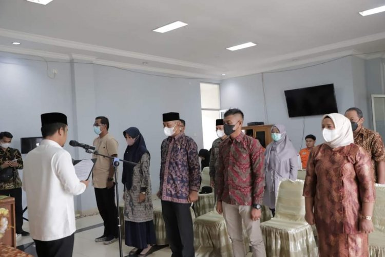 Di lantik Wawako Ramadhani Unsur Pengarah BPBD Kota Solok Terbentuk