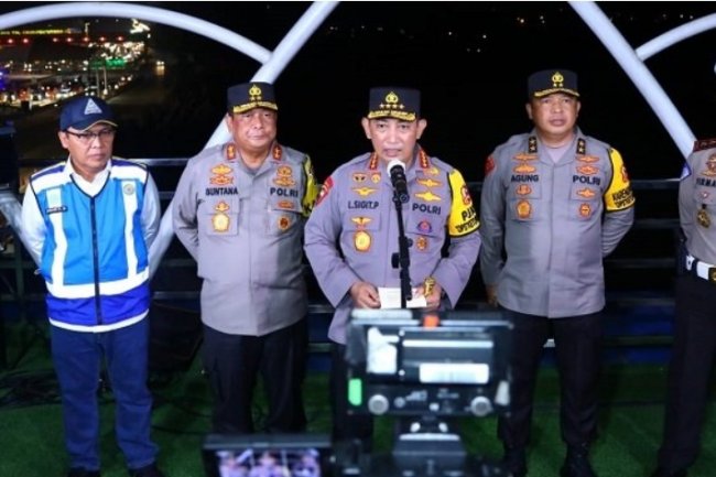 Cek Arus Balik di Tol Cikatama, Kapolri: Kemungkinan One Way Waktunya Diperpanjang