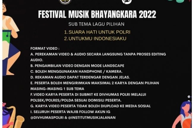 Polri Gelar Lomba Kreasi Setapak Perubahan dan Festival Musik