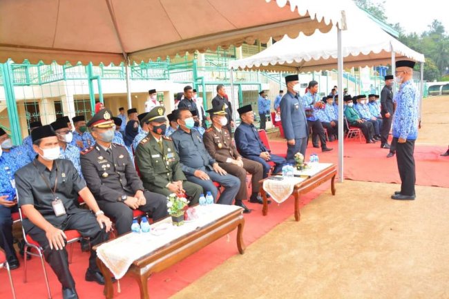 Wabup Sijunjung Inspektur Upacara Hardiknas