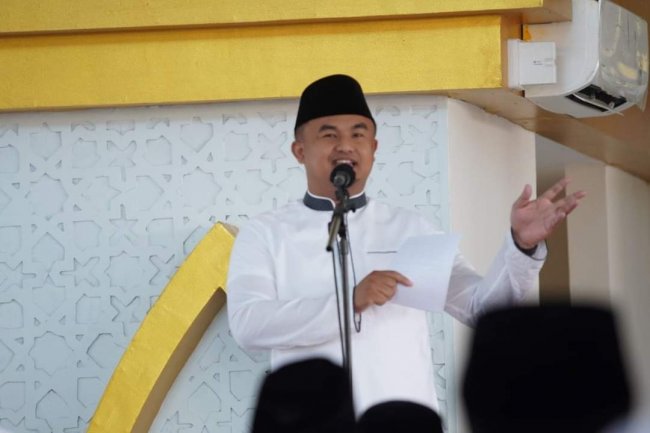 Pemkab Dharmasraya Halal di Halal di Mesjid Agung