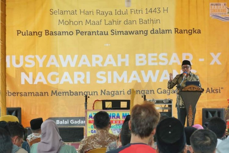 Bupati Eka Putra : Perantau Pilar Pembangunan Kabupaten Tanah Datar