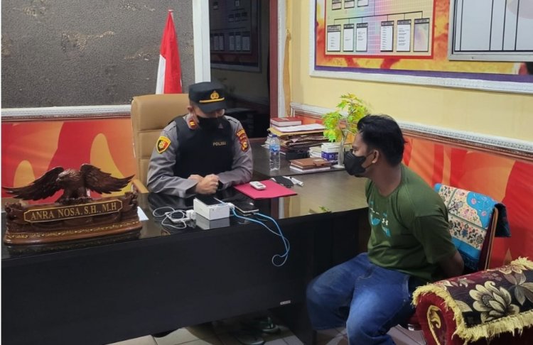 Diringkus Polsek Kepenuhan Pencuri Kelapa Sawit Juga Miliki Sabu