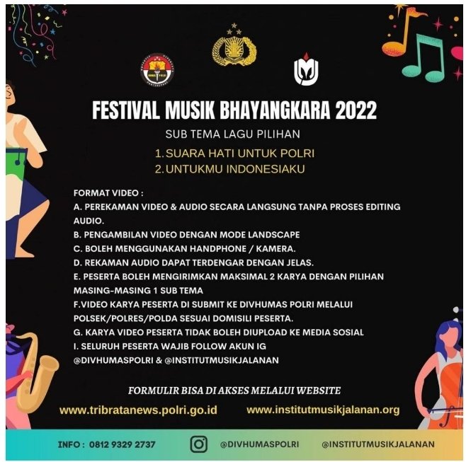 Polri Gelar Lomba Kreasi Setapak Perubahan dan Festival Musik