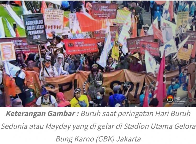 Buruh Apresiasi Polri, Mayday Fiesta di GBK Berjalan Lancar