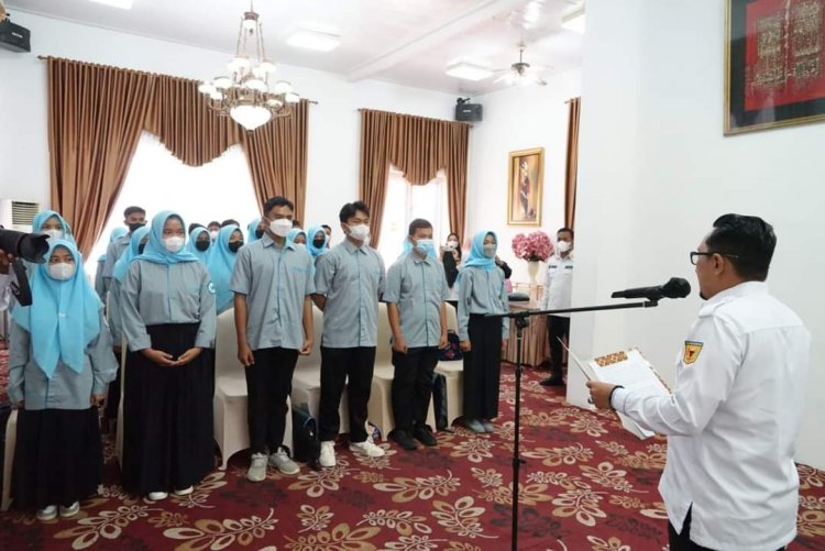 Bupati Eka Putra Kukuhkan Forum Anak Kota Budaya Kabupaten Tanah Datar