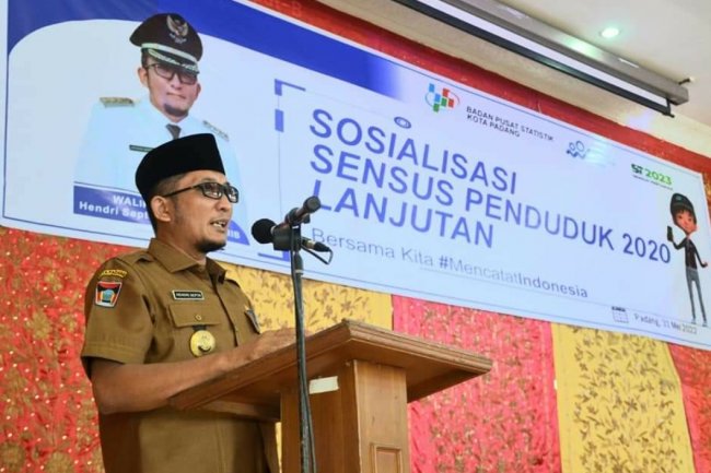 Sempat Tertunda SP 2020 di Laksanakan Bulan Juni 2022. Wali Kota Padang Minta Camat dan Lurah Sukseslan Pelaksanaannya 