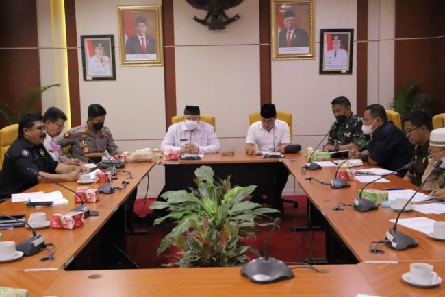 Pemko Solok Rakor Persiapan Pemilu 2024 dan PBM Tatap Muka