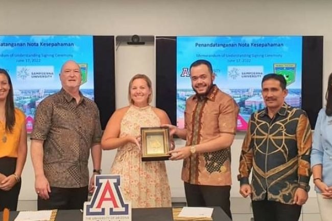 Pemko Padang Panjang MoU dengan The University of Arizona dan Sampoerna University