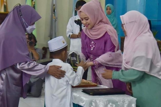 Bunda PAUD Dian Puspita Hadiri Refleksi Hasil Pendidikan Satu Tahun RA Rahmah El Yunusiyyah Gelar