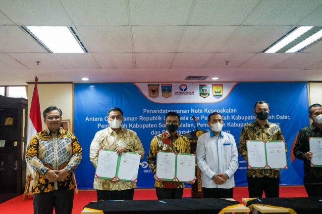 Pemerintah Kabupaten Tanah Datar MoU Dengan Ombudsman RI Dalam Meningkatkan Pelayanan Publik