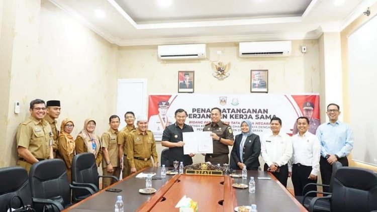 Pemkab Dharmasraya MoU dengan Kajari Dharmasraya