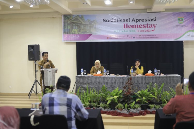 Diikuti Perwakilan Enam Daerah, Dinas Pariwisata Sumbar Sosialisasi Apresiasi Homestay di Solok