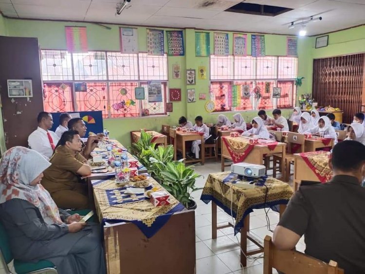 Tim P4GN Lakukan Sosialisasi Antinarkoba Kepada Para Pelajar. 