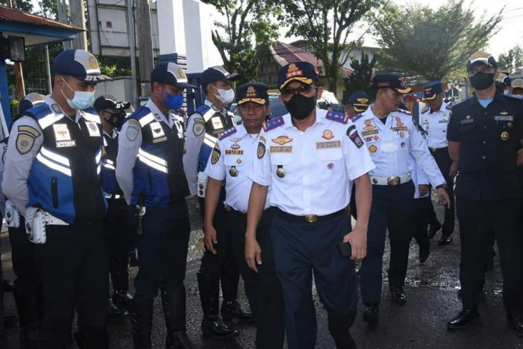 Tinjau Kesiapan Apeksi, Wako Hendri Septa Apel Pagi di Dishub Kota Padang 