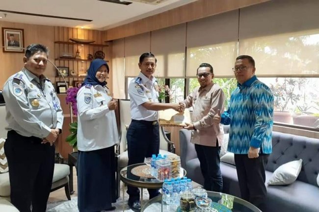 Masuk KSPN Bupati Tanah Datar Datangi Ditjen Hubdat Kemenhub RI
