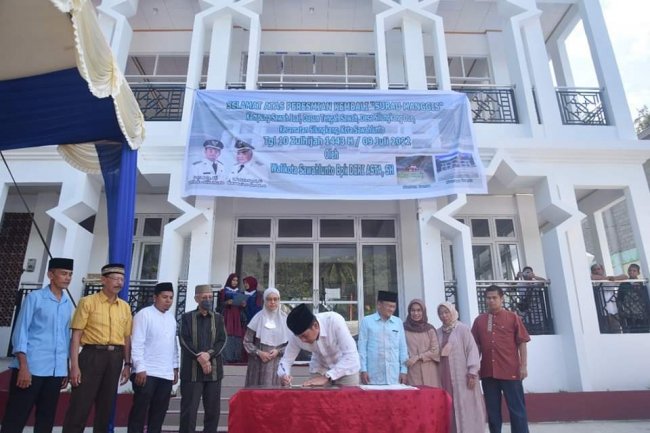 Surau Manggis Dusun Tangah Sawah Desa Silungkang Duo Selesai di Renovasi