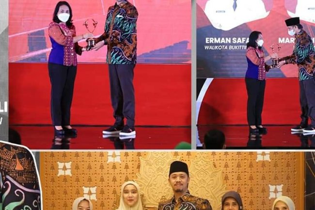 Kota Bukittinggi Raih Penghargaan Kota Layak Anak Nasional 2022 Kategori Nindya