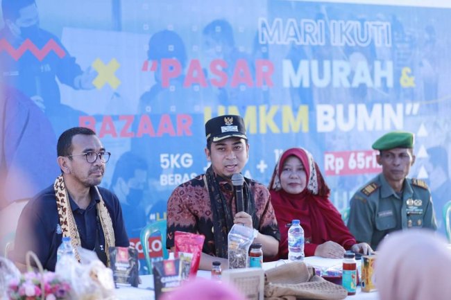 PT. Pelindo Adakan Pasar Rakyat dan Bazar UMKM BUMN di Kota Solok