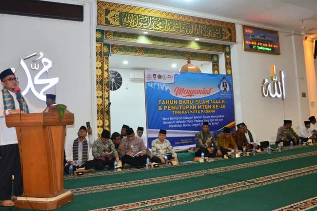 Tabligh Akbar Pergantian Tahun Baru Islam 1444 H. Wako Hendri Septa: Evaluasi Apa Yang Telah di Perbuat Selama Setahun 