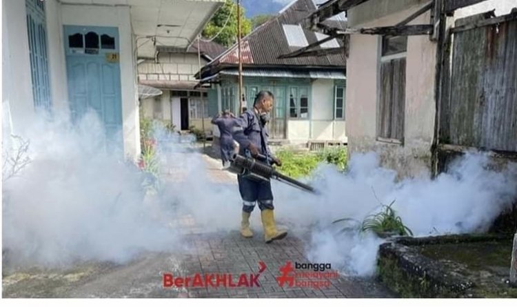 Dinkes Padang Panjang Aktif Lakukan Fogging Antisipasi DBD