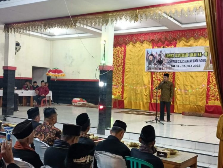 Camat Kuranji Apresiasi Lomba Basurah Adat Nagari Pauh IX 