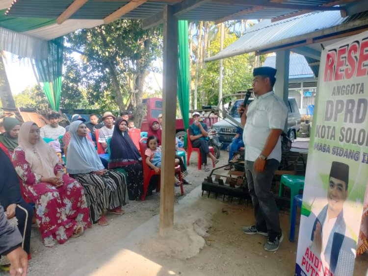 PPDB Jalur Zonasi Jadi Sorotan Masyarakat Saat Reses Anggota DPRD Kota Solok Andi Eka Putra  