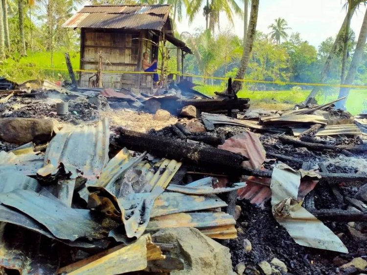 Kebakaran di Sawah Kasai, Nagari Cupak, Seorang Anak Meninggal, ke Dua Orang  Tuanya Mengalami Luka Bakar