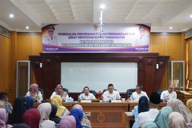 Dilepas Bupati Eka Putra Tahun 2022 Ini, 352 ASN Tanah Datar Masuki Masa Pensiun 