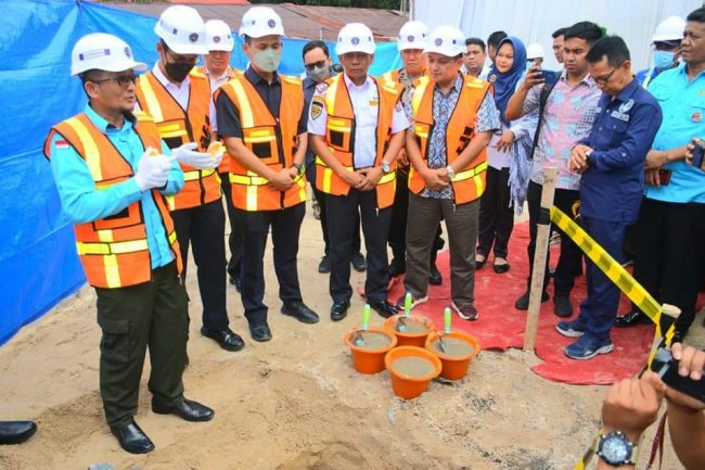 Shelter Kereta Api Pasar Alai di Mulai Pembangunannya