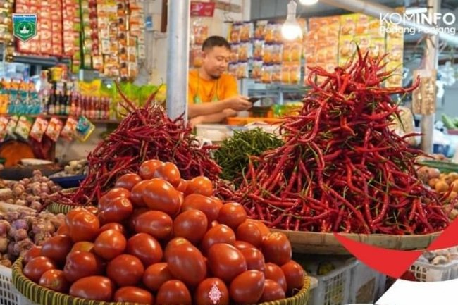 Memasuki Minggu Pertama Agustus Sejumlah Komoditas Pangan Alami Penurunan Harga di Padang Panjang 