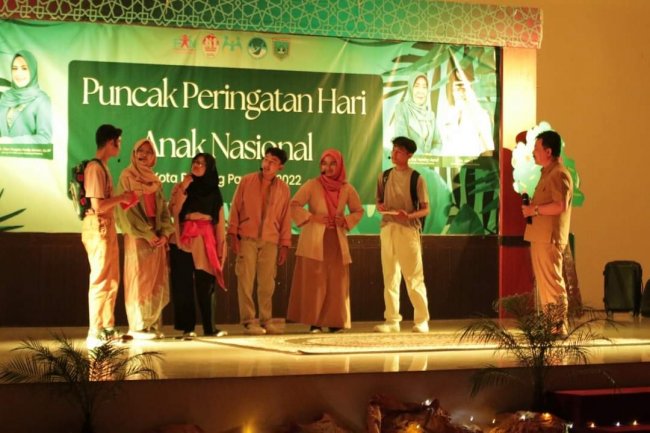 Puncak Peringatan HAN di Padang Panjang Forum Anak Usung Konsep Drama