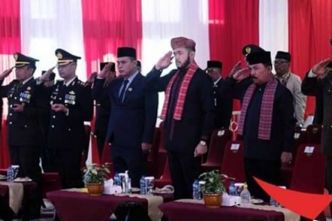 Pemko Padang Panjang Ikuti Upacara Detik-Detik Proklamasi Secara Virtual