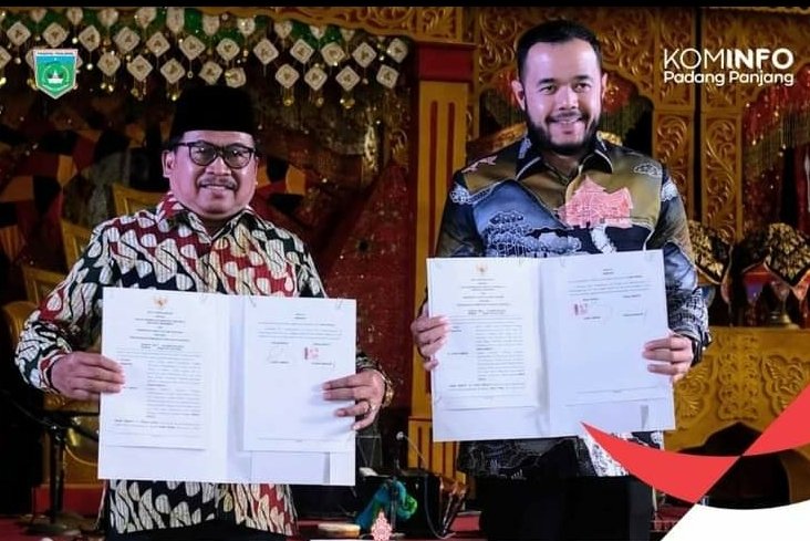 Kerjasama Pembinaan Pancasila Pemko Padang Panjang MoU dengan BPIP