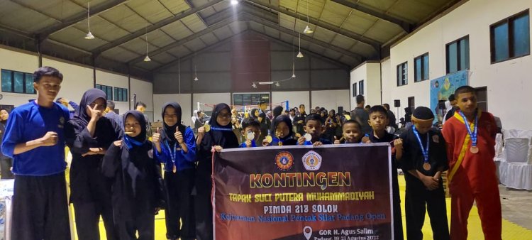 Perguruan Silat Tapak Suci Solok Raih 10 Medali di Kejurda Padang