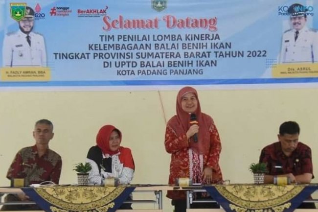Balai Benih Ikan Padang Panjang Dikunjungi Tim Penilai Lomba Kinerja Kelembagaan BBI Tingkat Sumatera Barat
