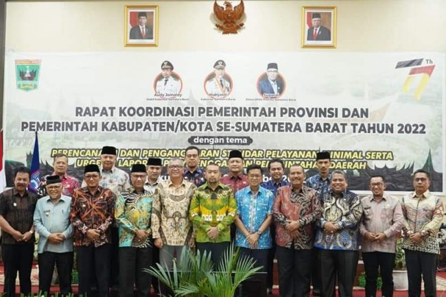Rakor Pemerintah Daerah se-Sumbar. Wali Kota Padang : Perlu Sinergi Kabupaten Kota