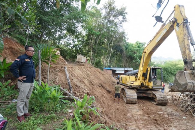 Hanyut 2016 Lalu, Jembatan Tapian Kelambu  Dibangun Kembali