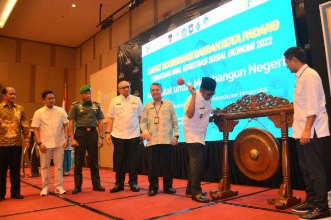 Pemko Padang Dukung BPS Sukseskan Pendataan Regsosek 2022