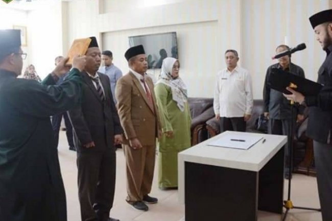 Wako Fadly Amran Lantik Tiga Pejabat Baru Di Pemko Padang Panjang 