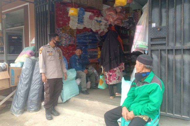 Tiada Hari Libur, Petugas  Polsek Pantai Cermin Patroli Siang Ciptakan Kantibmas  