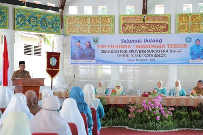 Kader PKK di Kota Solok Ikuti Bimtek Dari TP PKK Prov Sumbar 