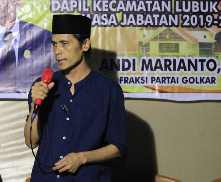 Memasuki Musim Pancaroba, Anggota DPRD Kota Solok Andi Marianto Ajak Masyarakat Jaga Lingkungan