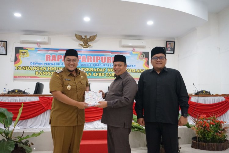 Ini Isi Pandangan Fraksi DPRD Terhadap Nota Penjelasan APBD Perubahan Tanah Datar
