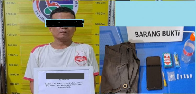 Diduga Penyalahgunaan Narkoba Jenis Sabu, Warga Gurun Diamankan Tim Polres Tanah Datar