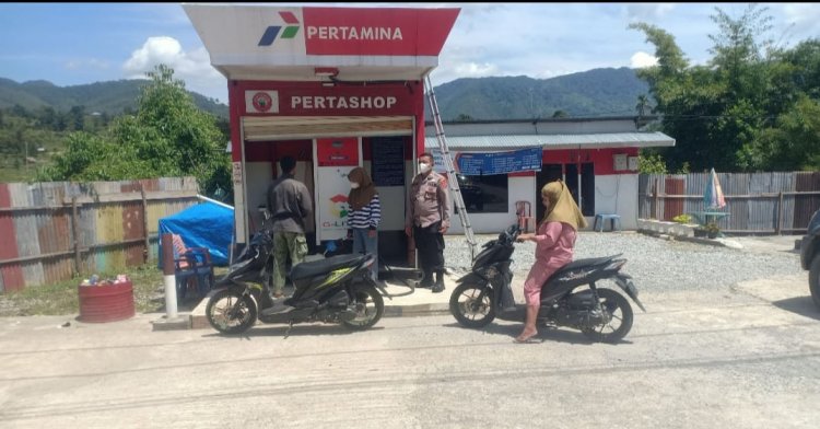 Edukasi Masyarakat Terkait Kenaikan BBM, Polsek Hiliran Gumanti Gelar Patroli Siang