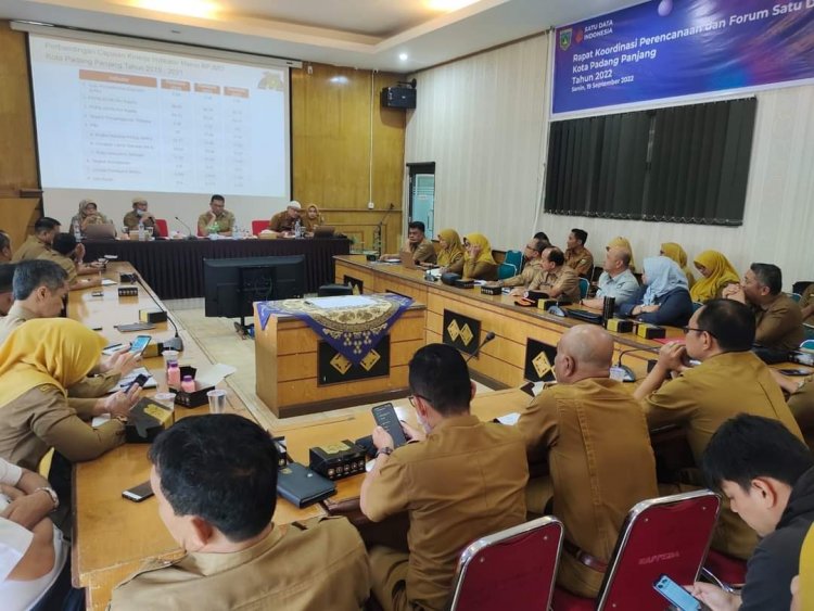 Pemko Padang Panjang Siapkan Perencanaan dan Forum Satu Data